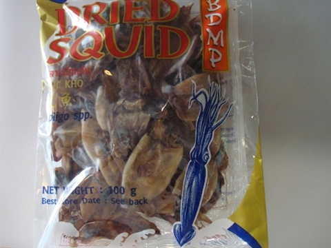 Dried Whole Squid 100g.