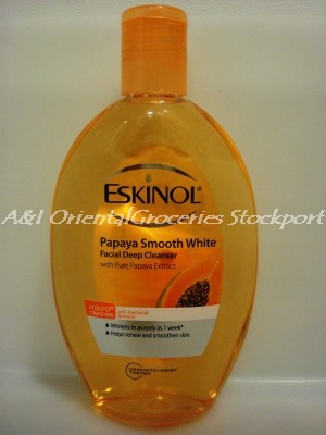 Eskinol papaya Smooth White 225 ml.