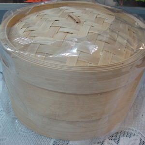 Bamboo Steamer Set (2 x 10" Steamers + 1 Lid) New addition