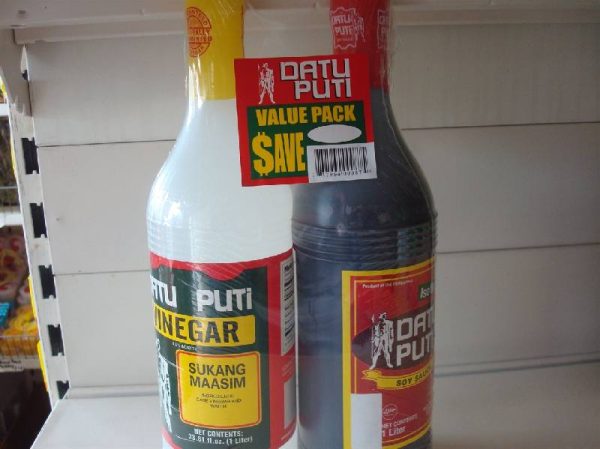 Datu Puti brand  Value Pack - 1 vinegar and 1 soy sauce. Back in stock.