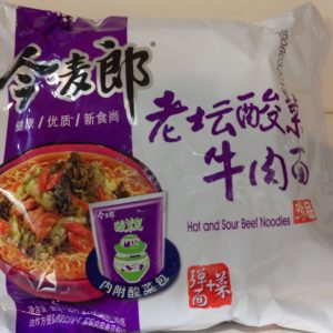 Jinmailang  Hot & Sour Beef Noodles 121g