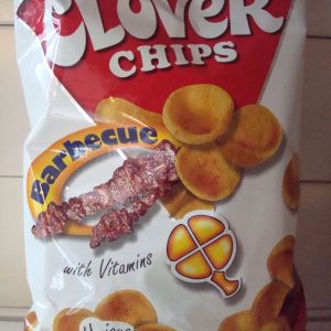 Leslie's Clover Chips Barbecue 155g.