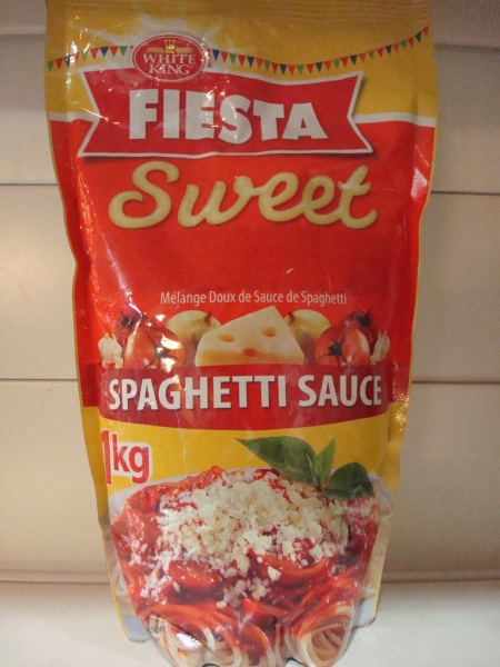 White King Fiesta Sweet Spaghetti Sauce 1kg.