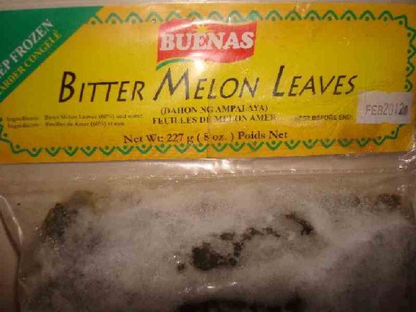 Buenas Bitter Melon Leaves ( Dahon Ampalaya 227g.)