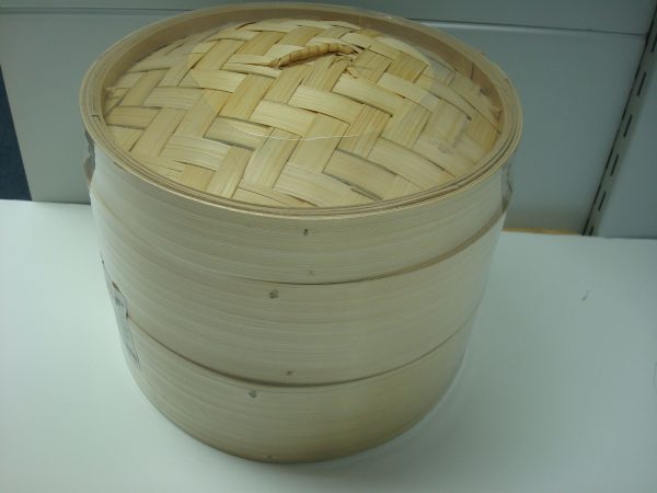 Bamboo Steamer Set (2 x 8" Steamers + 1 Lid)  New Addition