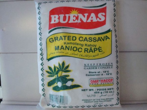 Buenas Grated Frozen Cassava