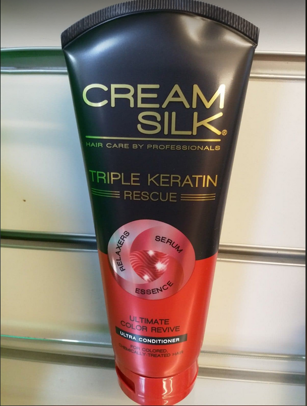 Cream Silk Conditioner, Triple Keratin Rescue Red, For Colored Chemically  Treated Hair - Adastra Pacific