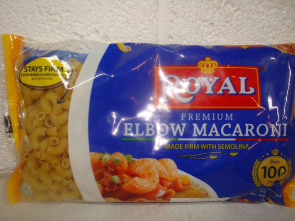 Royal Premium Elbow Macaroni 400g Blue Packet