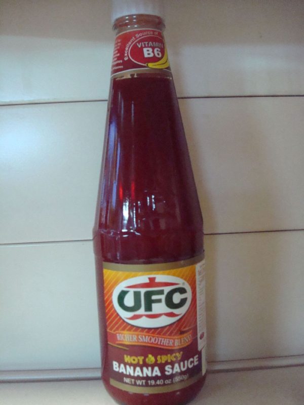 Ufc Hot & Spicy Banana Sauce 550g.NEW