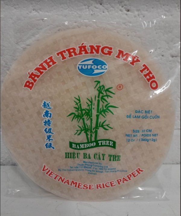 Rice Paper 22Cm, Vietnamese Bamboo Tree Brand